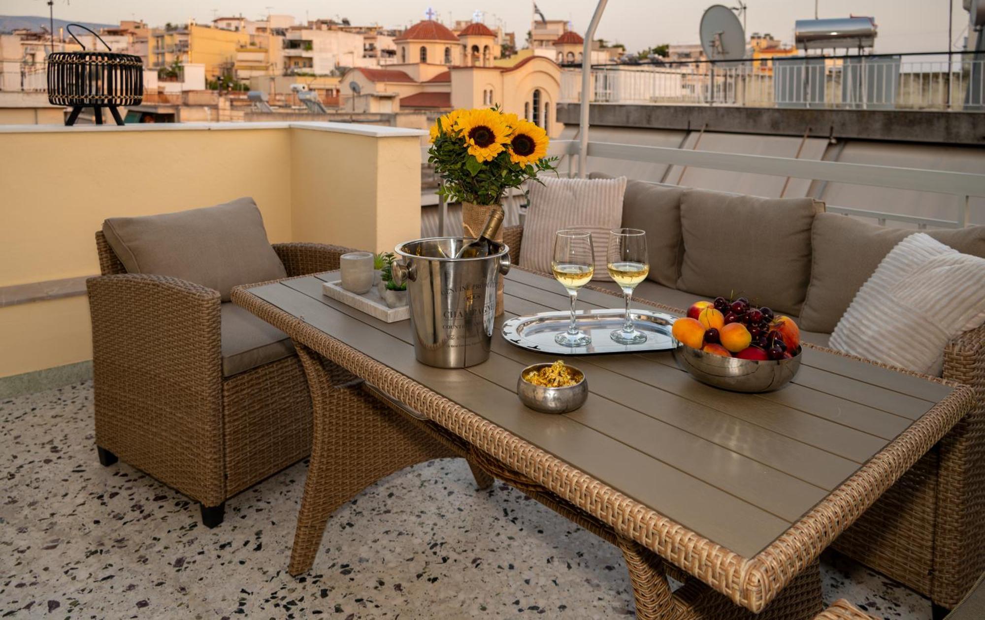 Acropolis Terrace View Apartment Афины Экстерьер фото